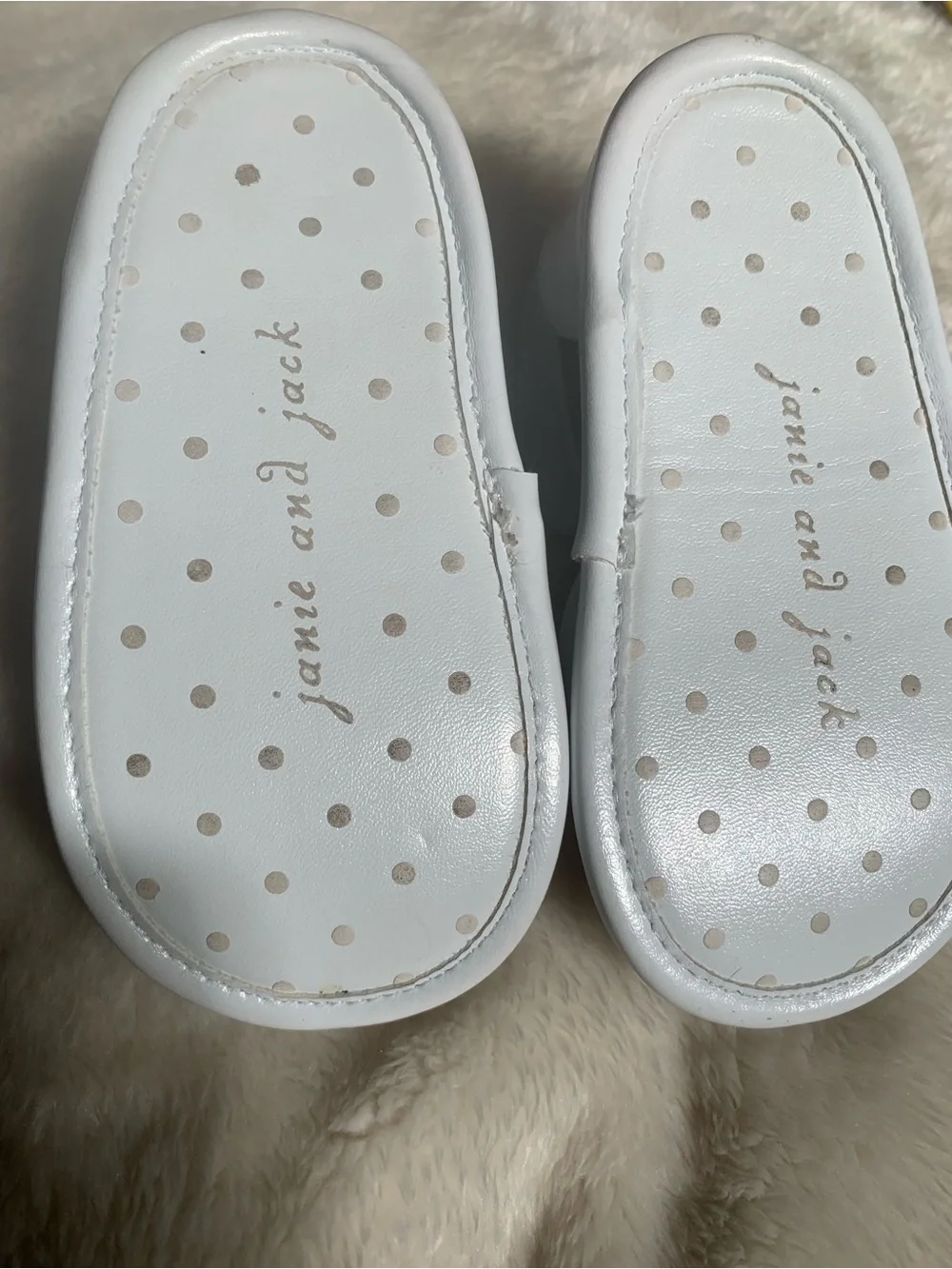 Janie and Jack White Floral T-Strap Dress Shoes with Pastel Accents